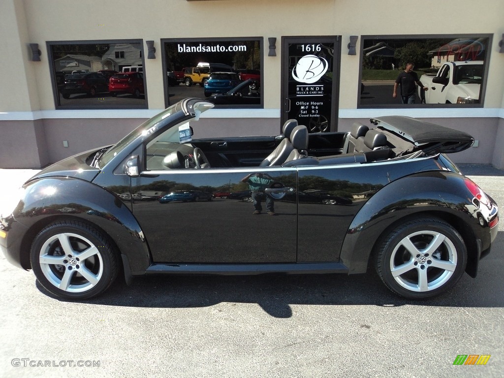 2009 New Beetle 2.5 Convertible - Black / Black photo #6
