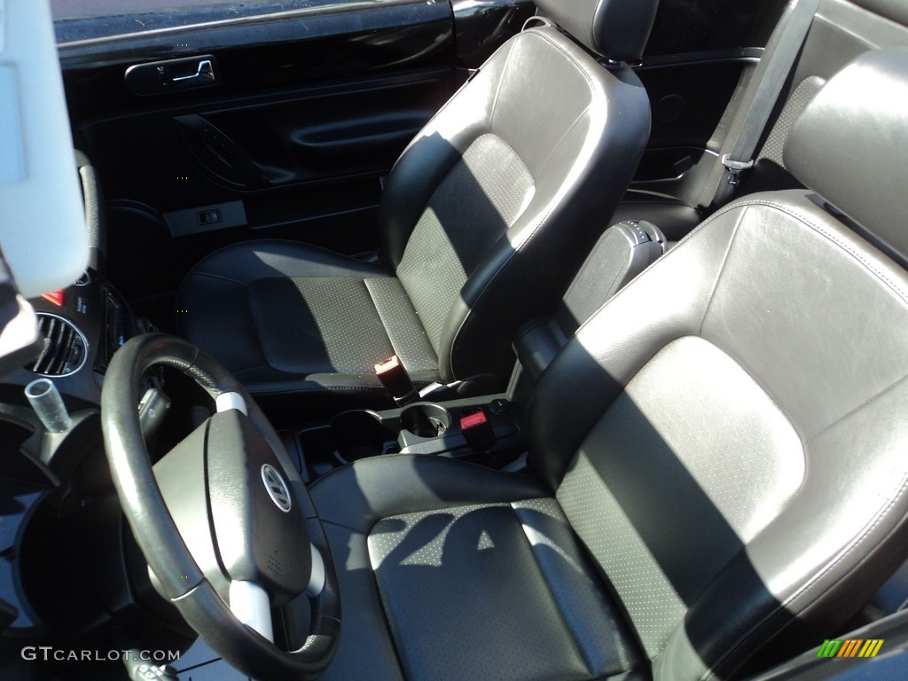 2009 New Beetle 2.5 Convertible - Black / Black photo #7