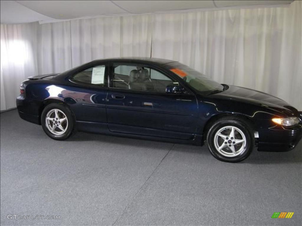 2000 Grand Prix GT Coupe - Navy Blue Metallic / Dark Taupe photo #2