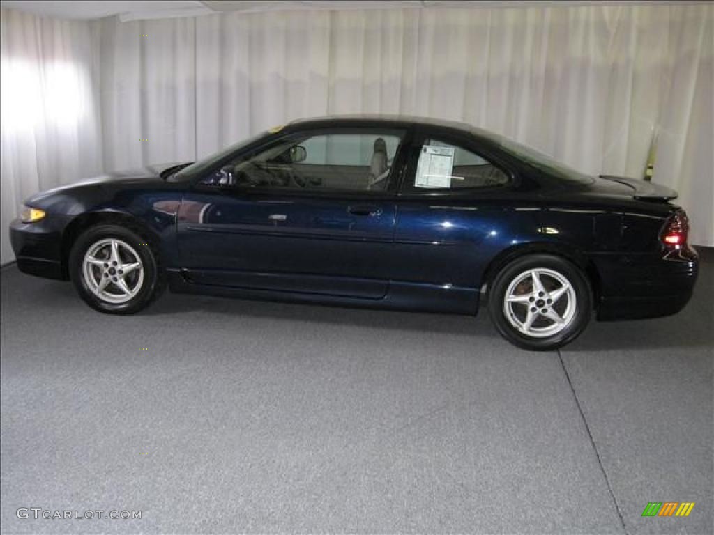 2000 Grand Prix GT Coupe - Navy Blue Metallic / Dark Taupe photo #5