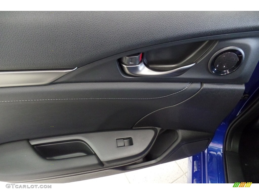 2017 Honda Civic EX-L Navi Hatchback Black Door Panel Photo #116161094