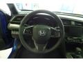 Black 2017 Honda Civic EX-L Navi Hatchback Steering Wheel