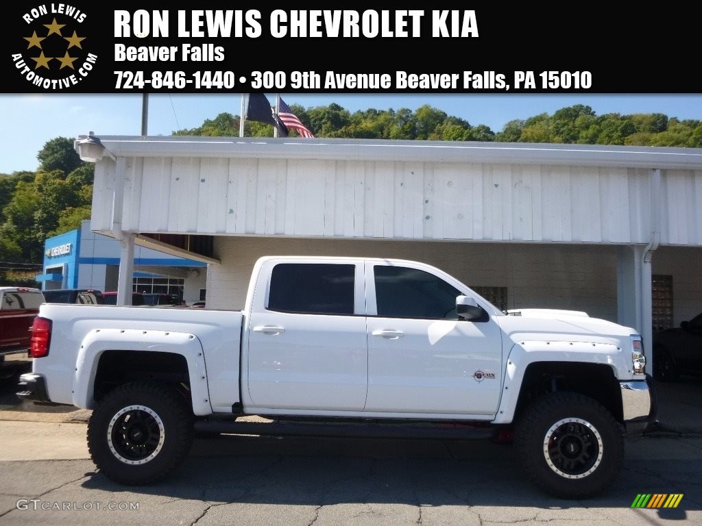 2017 Silverado 1500 LT Crew Cab 4x4 - Summit White / Jet Black photo #1