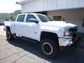 2017 Summit White Chevrolet Silverado 1500 LT Crew Cab 4x4  photo #8