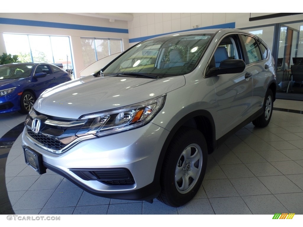 2016 CR-V LX AWD - Alabaster Silver Metallic / Gray photo #1