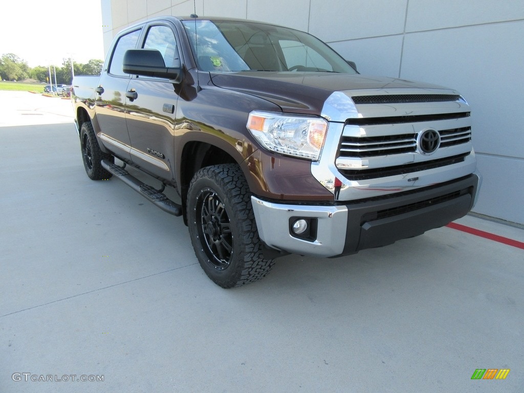 2017 Tundra SR5 CrewMax 4x4 - Sunset Bronze Mica / Black photo #1