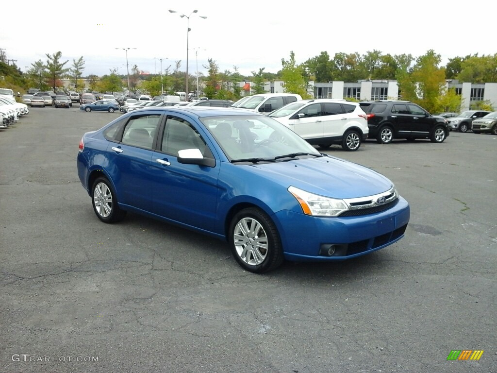 Blue Flame Metallic 2011 Ford Focus SEL Sedan Exterior Photo #116164439