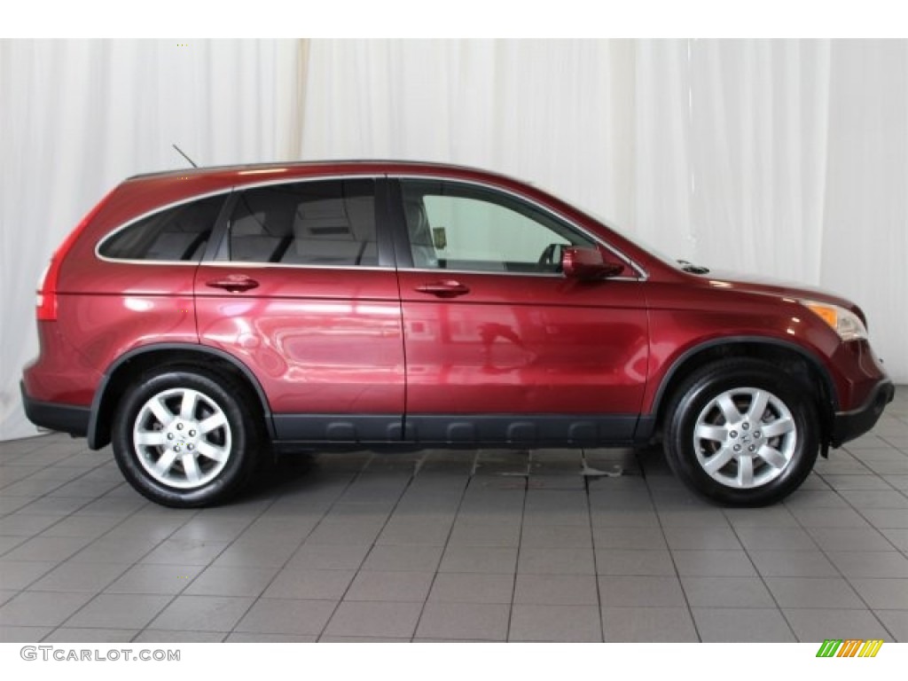 2007 CR-V EX-L 4WD - Tango Red Pearl / Gray photo #3