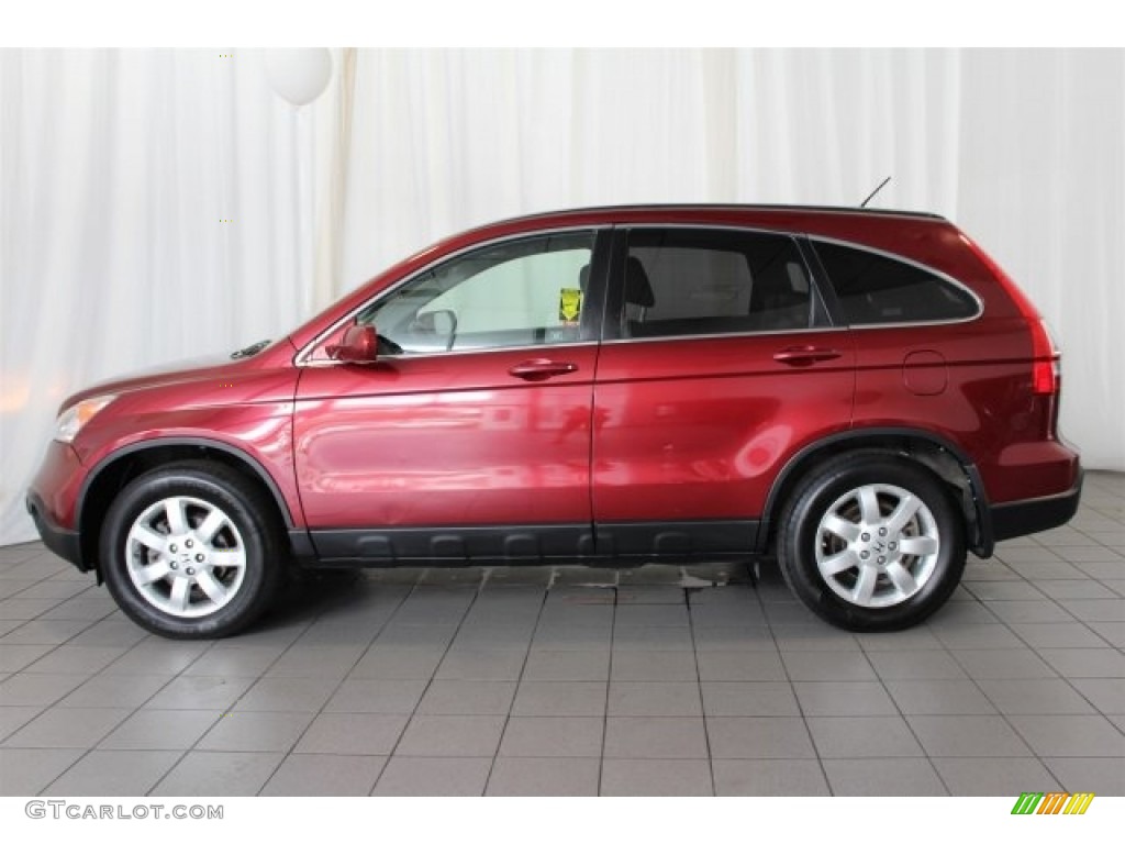 2007 CR-V EX-L 4WD - Tango Red Pearl / Gray photo #5