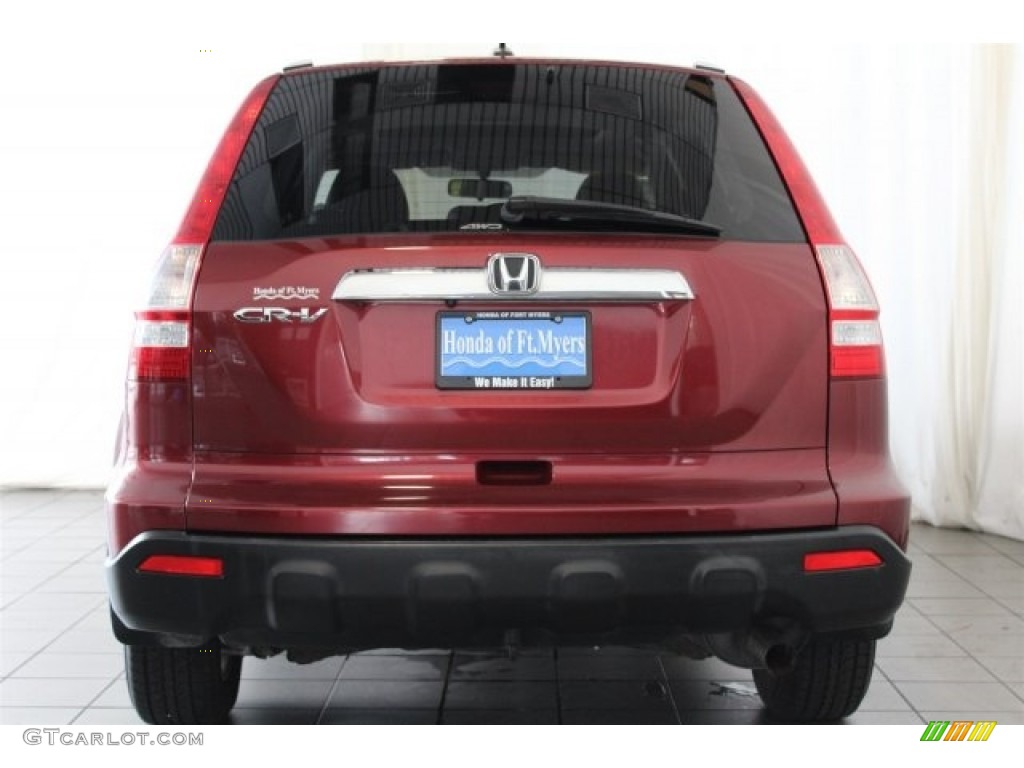 2007 CR-V EX-L 4WD - Tango Red Pearl / Gray photo #6