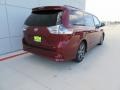 2017 Salsa Red Pearl Toyota Sienna SE  photo #4