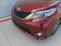 2017 Salsa Red Pearl Toyota Sienna SE  photo #10