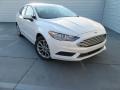 White Platinum 2017 Ford Fusion SE Exterior