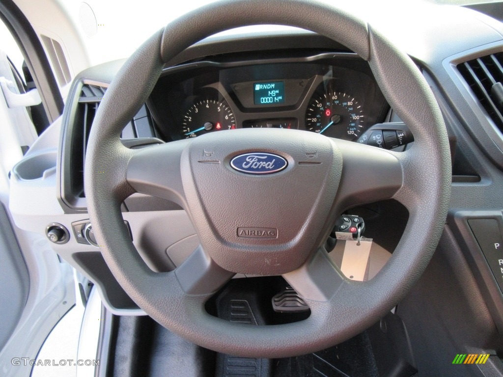 2017 Ford Transit Van 250 MR Long Pewter Steering Wheel Photo #116166335
