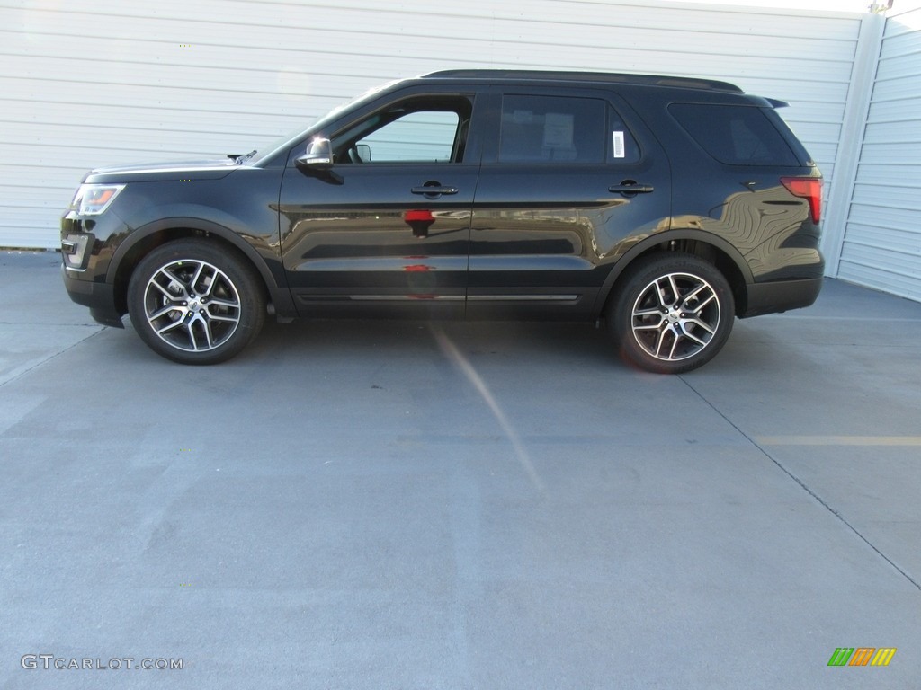 2017 Explorer Sport 4WD - Shadow Black / Ebony Black photo #6