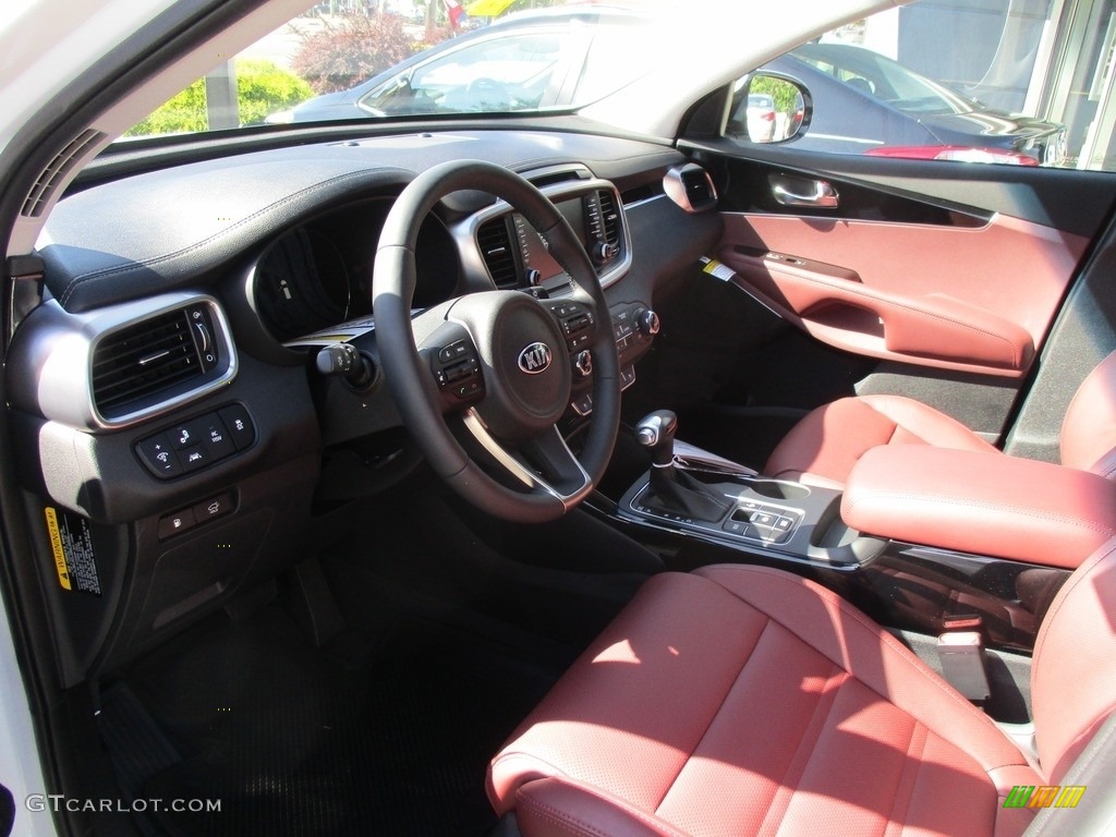 Merlot Interior 2017 Kia Sorento SX V6 Photo #116167733