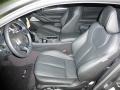 2017 Infiniti Q60 Graphite Interior Front Seat Photo