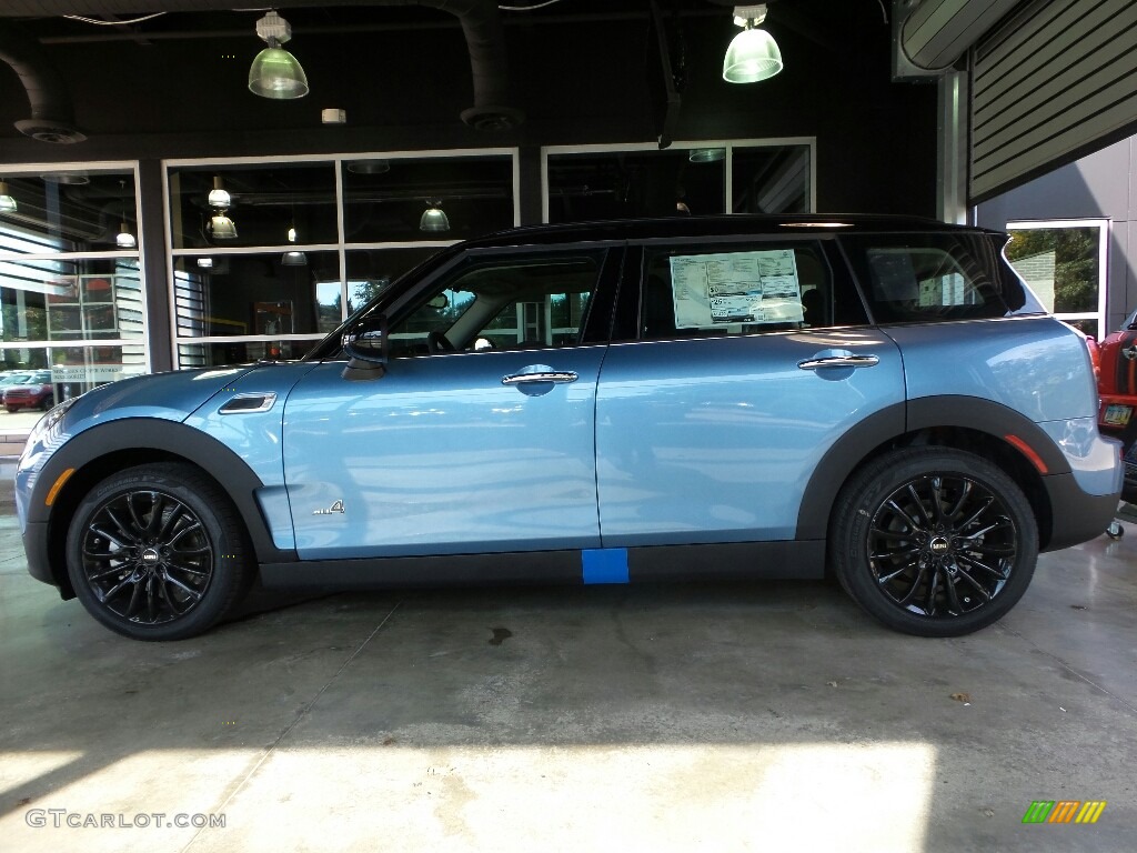 Digital Blue Metallic 2017 Mini Clubman Cooper ALL4 Exterior Photo #116169575