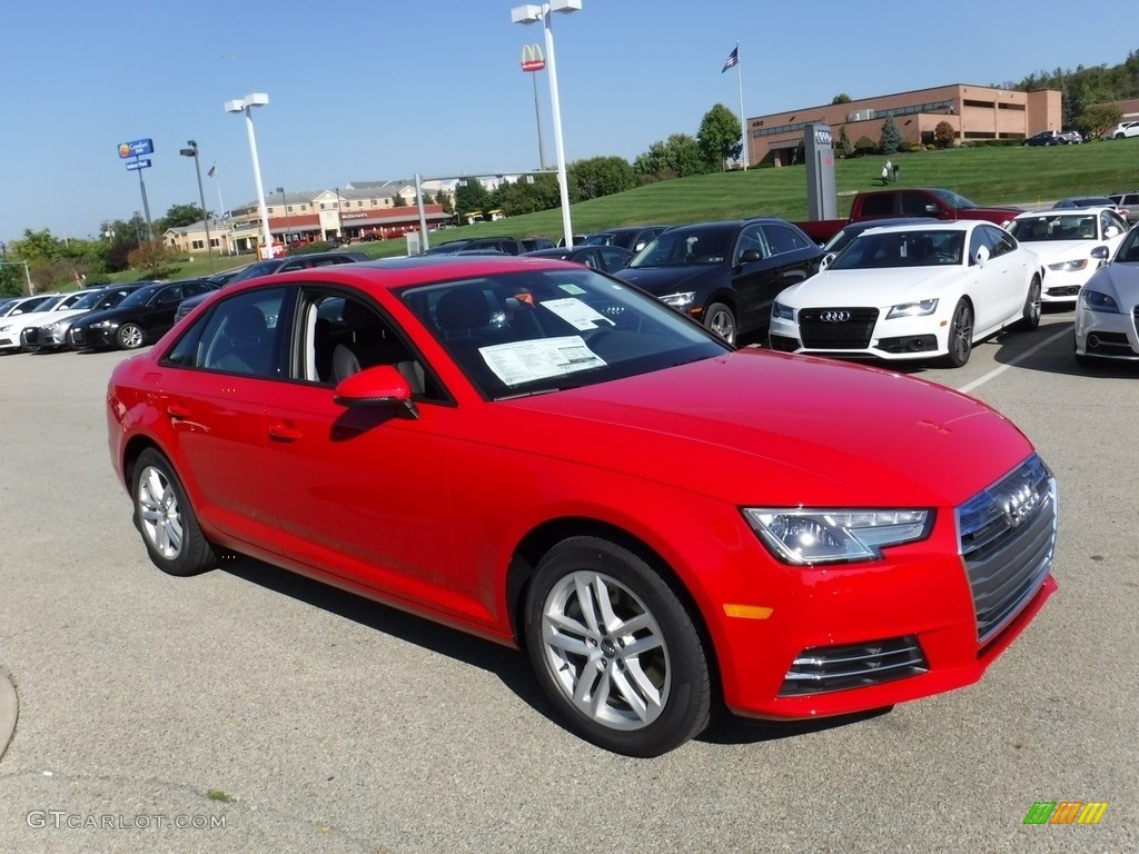 Tango Red Metallic 2017 Audi A4 2.0T Premium quattro Exterior Photo #116169695