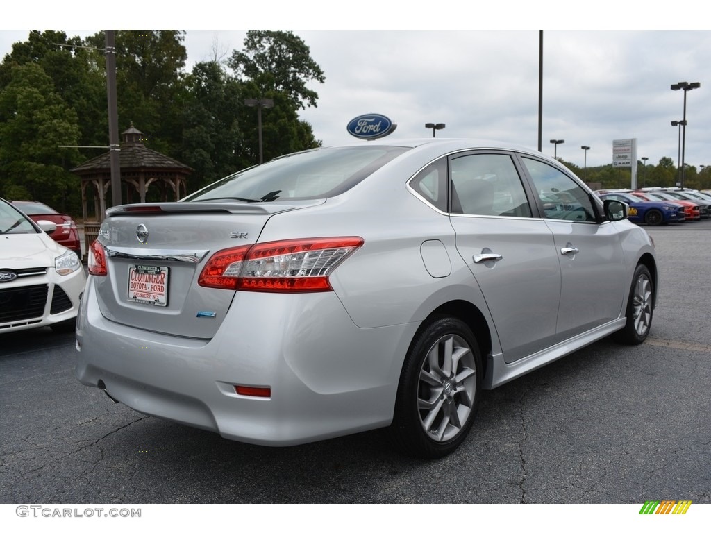 2014 Sentra SR - Brilliant Silver / Charcoal photo #3