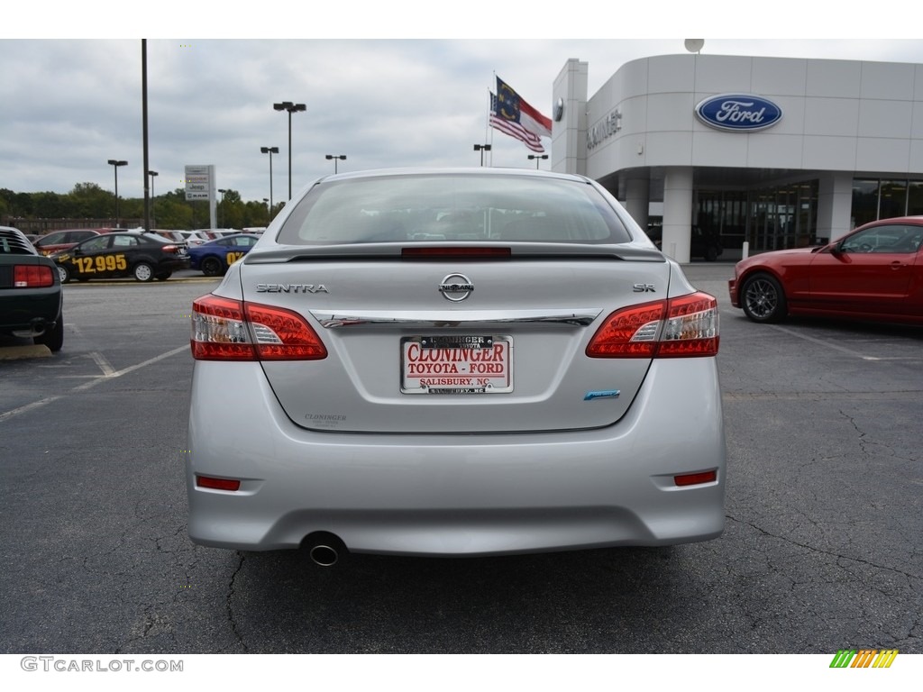 2014 Sentra SR - Brilliant Silver / Charcoal photo #4