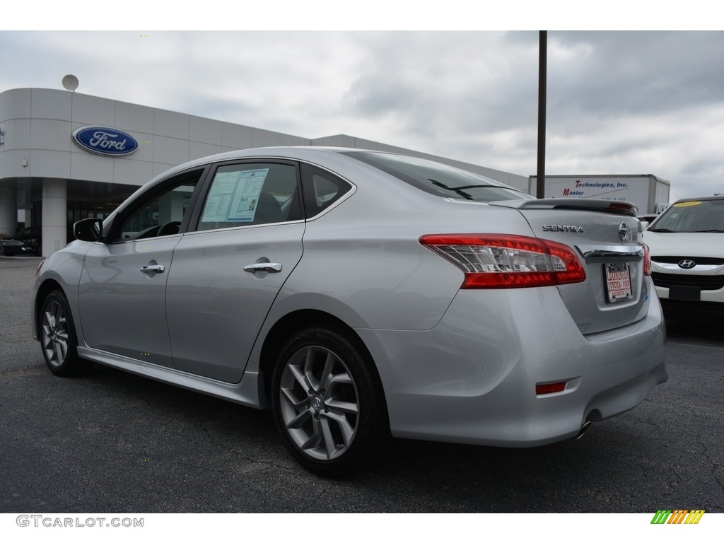 2014 Sentra SR - Brilliant Silver / Charcoal photo #5