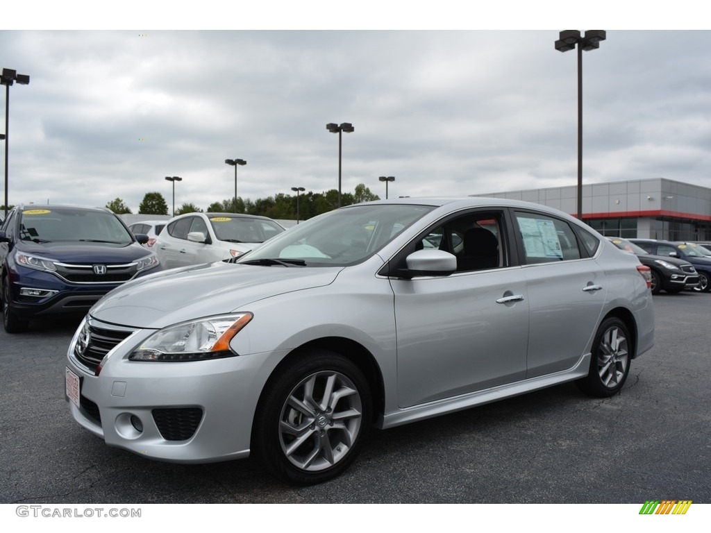 2014 Sentra SR - Brilliant Silver / Charcoal photo #7