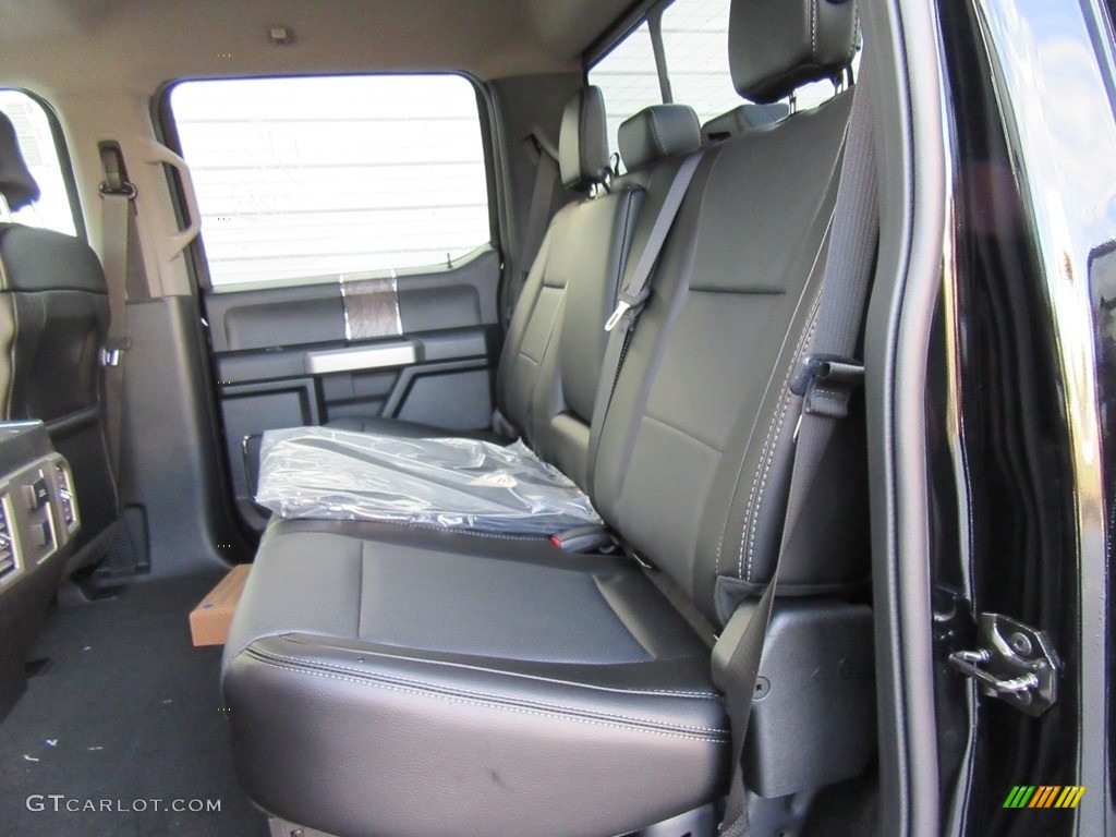 Black Interior 2017 Ford F350 Super Duty Lariat Crew Cab 4x4 Photo #116172755