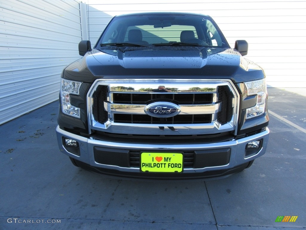 2016 F150 XL Regular Cab - Shadow Black / Medium Earth Gray photo #8