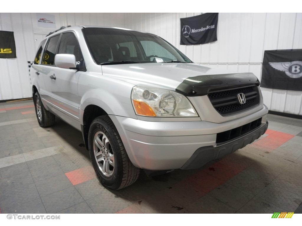 2003 Pilot EX-L 4WD - Starlight Silver Metallic / Gray photo #5