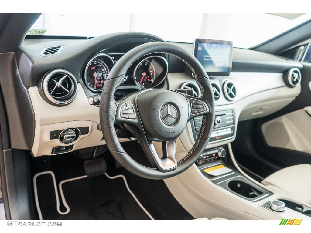 2017 Mercedes-Benz CLA 250 4Matic Coupe Crystal Grey Dashboard Photo #116176307