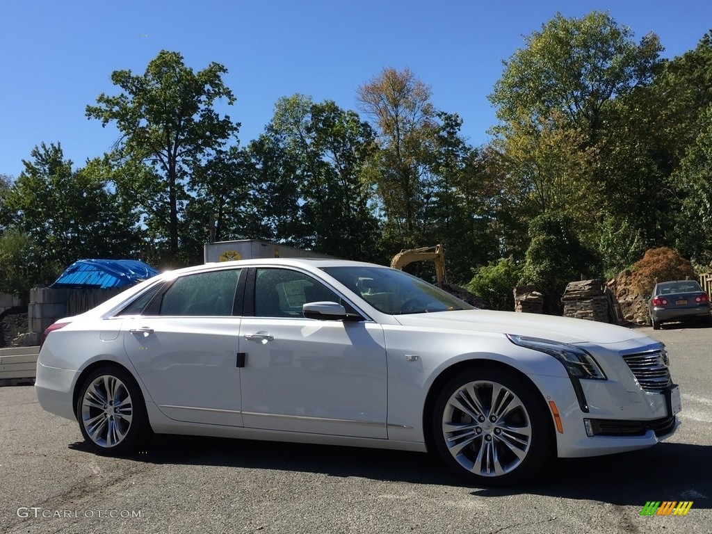 Crystal White Tricoat 2017 Cadillac CT6 3.0 Turbo Platinum AWD Sedan Exterior Photo #116176598