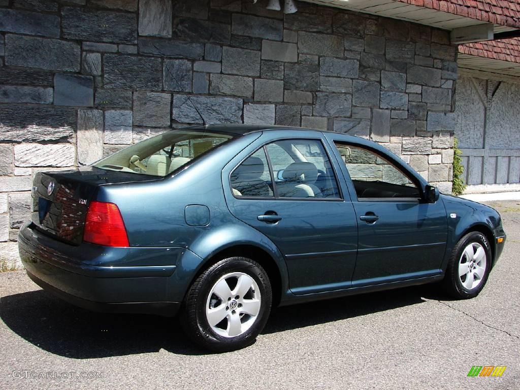 2003 Jetta GLS TDI Sedan - Baltic Green Metallic / Beige photo #4