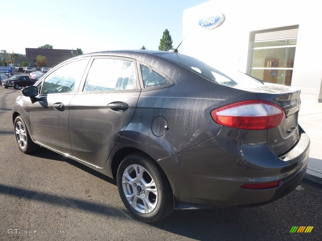2016 Fiesta SE Sedan - Magnetic Metallic / Charcoal Black photo #8