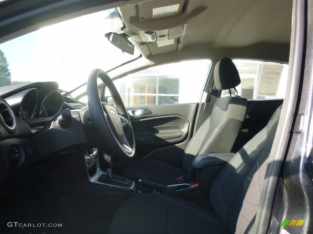 2016 Fiesta SE Sedan - Magnetic Metallic / Charcoal Black photo #10