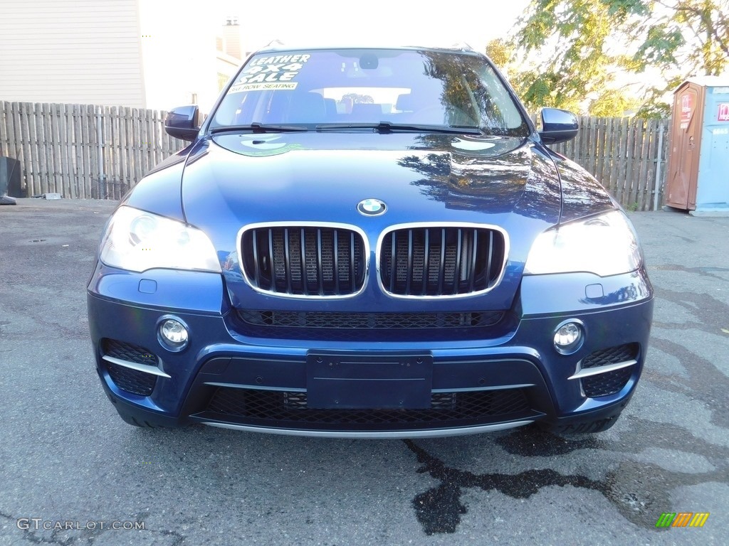 2012 X5 xDrive35i Premium - Deep Sea Blue Metallic / Black photo #2