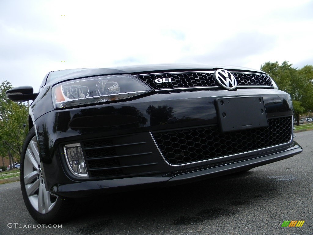 2013 Jetta GLI - Deep Black Pearl Metallic / Titan Black photo #1