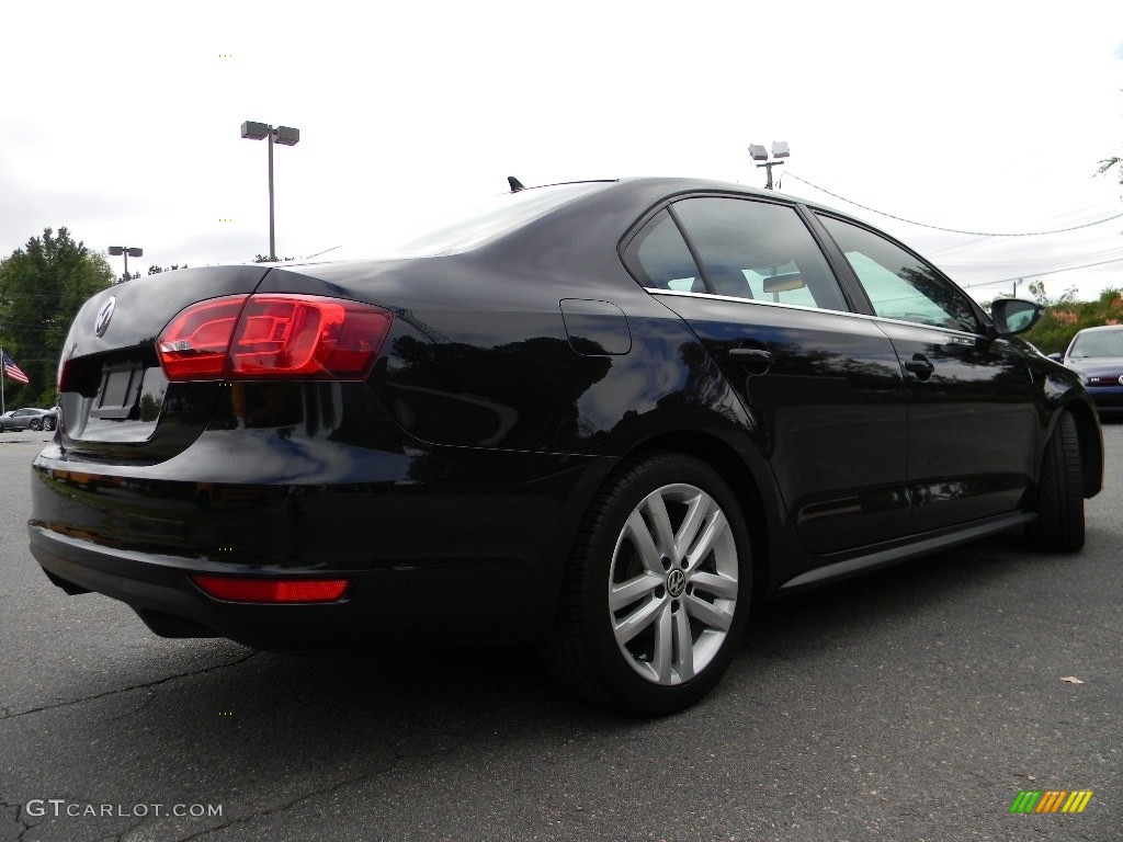 2013 Jetta GLI - Deep Black Pearl Metallic / Titan Black photo #10