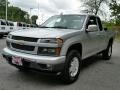 2012 Sheer Silver Metallic Chevrolet Colorado LT Extended Cab 4x4  photo #3