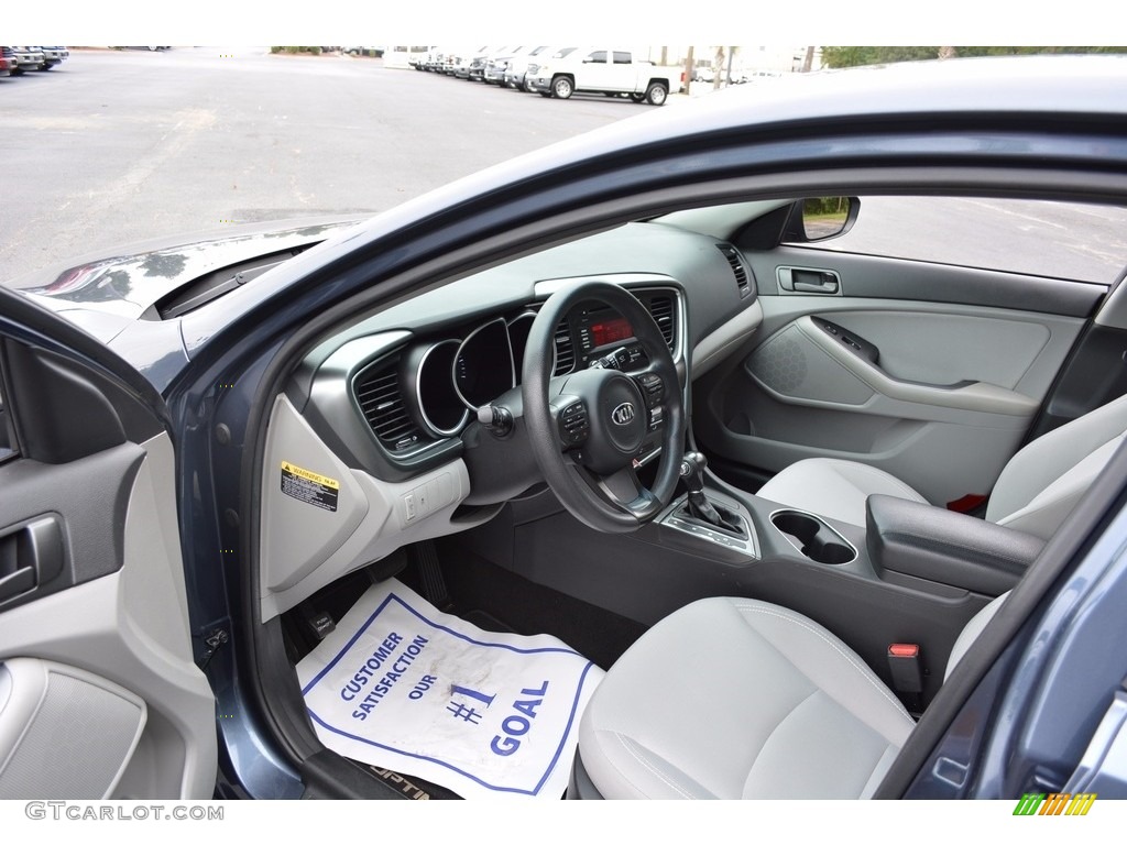 2015 Optima LX - Smokey Blue Metallic / Beige photo #18