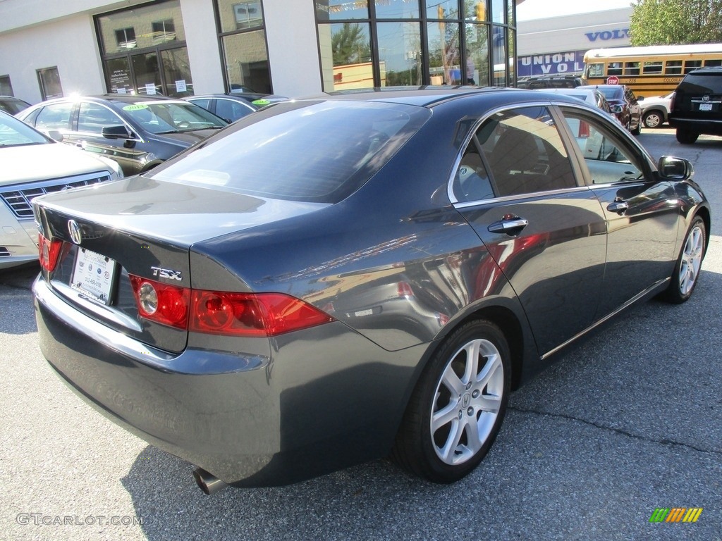 2004 TSX Sedan - Carbon Gray Pearl / Quartz photo #6