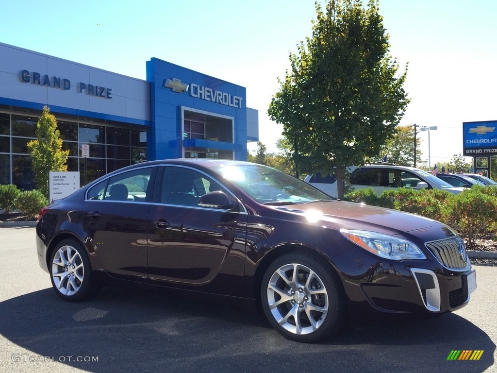 2017 Regal GS AWD - Black Cherry Metallic / Ebony photo #3