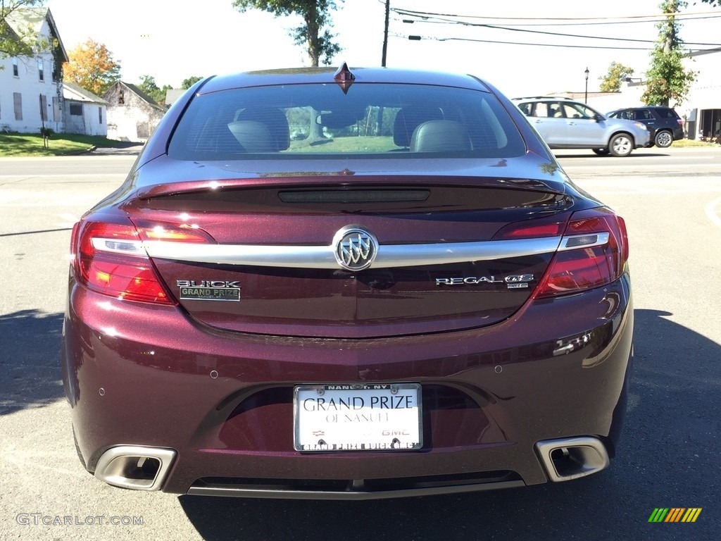 2017 Regal GS AWD - Black Cherry Metallic / Ebony photo #5