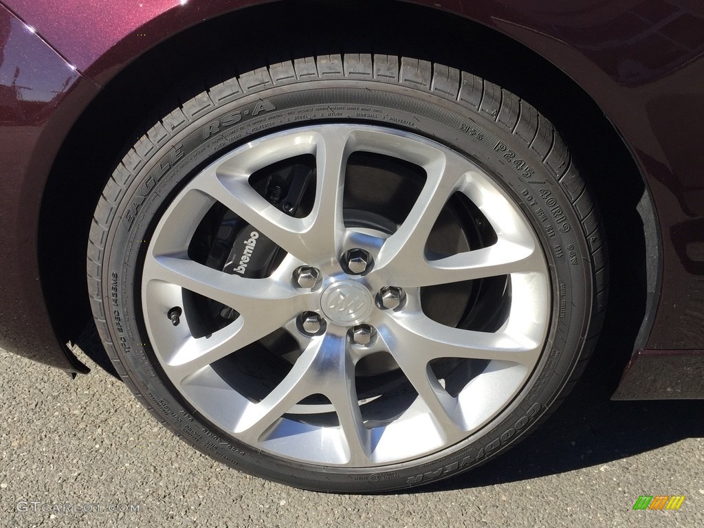 2017 Regal GS AWD - Black Cherry Metallic / Ebony photo #10
