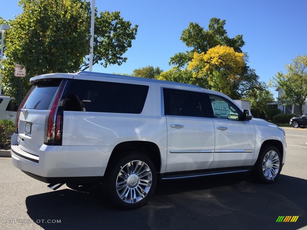 2016 Escalade ESV Platinum 4WD - Crystal White Tricoat / Tuscan Brown photo #4