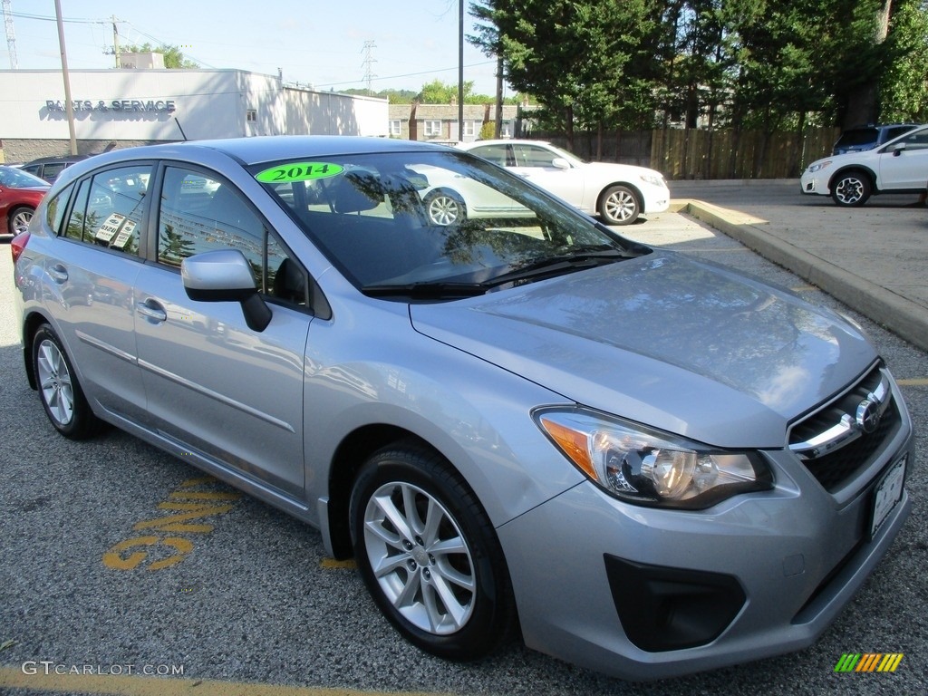 Ice Silver Metallic 2014 Subaru Impreza 2.0i Premium 5 Door Exterior Photo #116187689