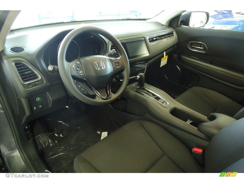 Black Interior 2017 Honda HR-V EX AWD Photo #116188193