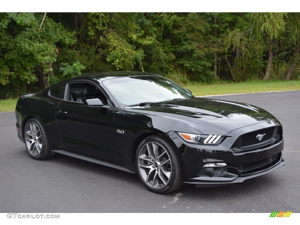 2016 Mustang GT Premium Coupe - Shadow Black / Ebony photo #1