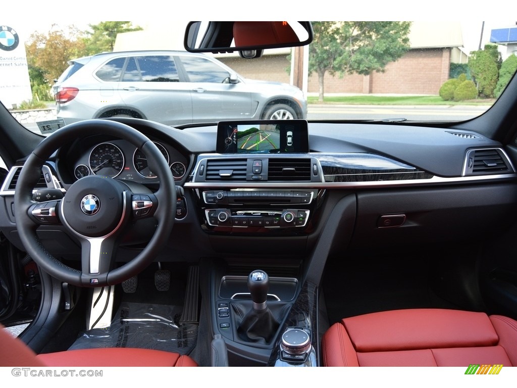 2016 BMW 3 Series 340i xDrive Sedan Coral Red Dashboard Photo #116190926