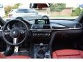 Coral Red Dashboard Photo for 2016 BMW 3 Series #116190926